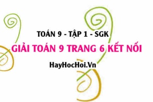 Giải Toán 9 trang 6 tập 1 Kết nối tri thức SGK